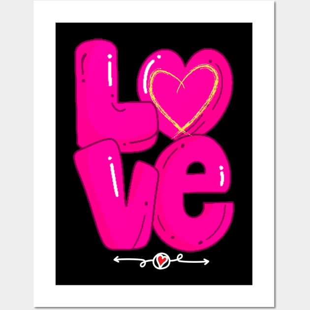 LOVE IS LOVE SET DESIGN Wall Art by The C.O.B. Store